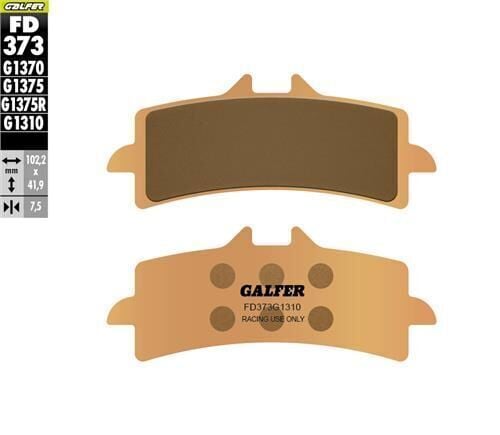 Honda CBR 1000 RR SP Ön Fren Balatası 2014-2016 GALFER SİNTER METAL RACING