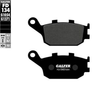 YAMAHA FZ 6 S FAZER Arka Fren Balatası 2004 2006 Arası GALFER YARI METAL