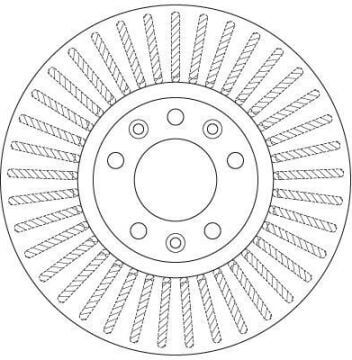 Citroen C5 Aircross Ön Fren Diski 1.6 PureTech 180 Beygir 304 mm Çap 2018-2025 TRW