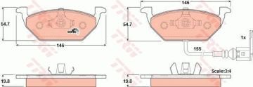Skoda Fabia Ön Fren Balatası 1.4 16V 100 Beygir 2000-2007 TRW