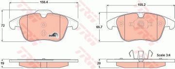 Ford Mondeo 4 Ön Fren Balatası 1.6 TDCI 2007-2013 TRW