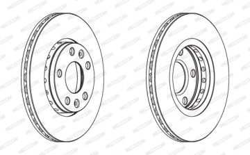 Renault Laguna 3 Ön Fren Diski 1.6 16V 280 mm Çap 2008-2015 FERODO