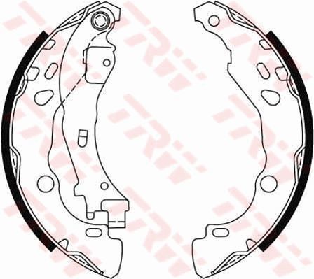 Citroen C3 Arka Kampana Fren Balatası 1.4 HDi 70 Beygir BOSCH Sistem İçin 2002-2009 TRW