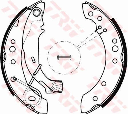 Citroen C3 Arka Kampana Fren Balatası 1.4 HDi 70 Beygir TRW Sistem İçin 2002-2009 TRW