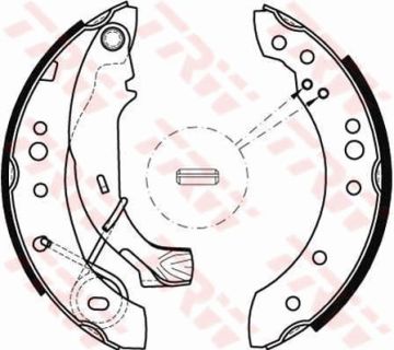 Citroen C3 Arka Kampana Fren Balatası 1.4 HDi 70 Beygir TRW Sistem İçin 2002-2009 TRW