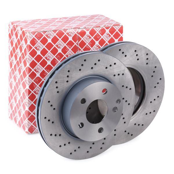 Mercedes C Serisi W204 Kasa C220 Ön Fren Diski Delikli 295 mm Çap AMG Spor Paket İçin 2007-2013 FEBI