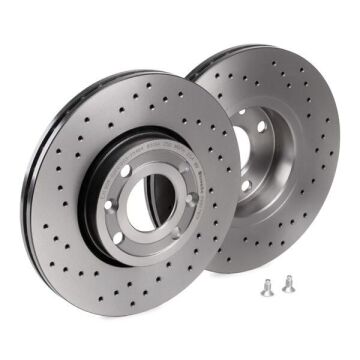Nissan Note Performanslı Ön Fren Diski 1.4 Benzinli 260 mm Çap Delikli 2006-2012 BREMBO XTRA