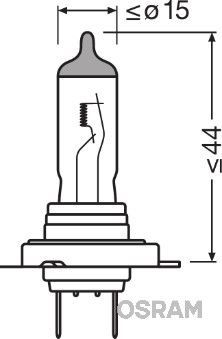 H7 Far Ampülü Halojen Tip 12V 55 W OSRAM