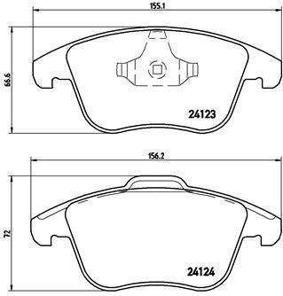 Ford Mondeo 4 Ön Fren Balatası 2.0 16V 2007-2013 BREMBO
