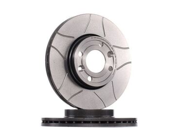 Nissan Micra Performanslı Ön Fren Diski 1.2 Benzinli 260 mm Çap Çizgili 2003-2010 BREMBO MAX