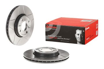Nissan Micra Performanslı Ön Fren Diski 1.2 Benzinli 260 mm Çap Çizgili 2003-2010 BREMBO MAX