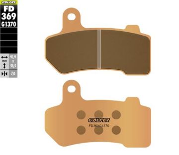 Harley Davidson Road King Flhr Arka Fren Balatası 2019 2022 Arası GALFER SİNTER METAL