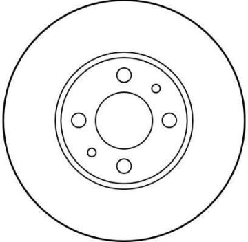 Fiat Linea Ön Fren Diski 1.3 Multijet 90 Beygir 257 mm Çap 2007-2017 TRW
