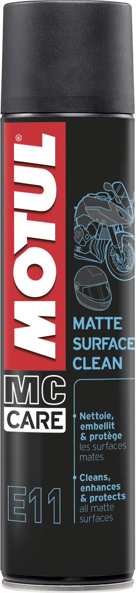 MOTUL MC Care E11 Matte Surface Clean Mat Yüzey Temizleyici Sprey 400 ML