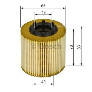 Fiat Bravo Yağ Filtresi 1.4 Turbo 140 Beygir Tırnaklı Tip 2008-2014 BOSCH