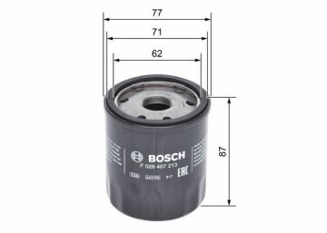 Opel Astra K Yağ Filtresi 1.4 100 Beygir 2016-2022 BOSCH