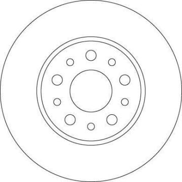 Fiat Egea Sedan/Hatchback Arka Fren Diski 1.4 T-Jet Benzinli 120 Beygir 251 mm Çap 2016-2020 TRW