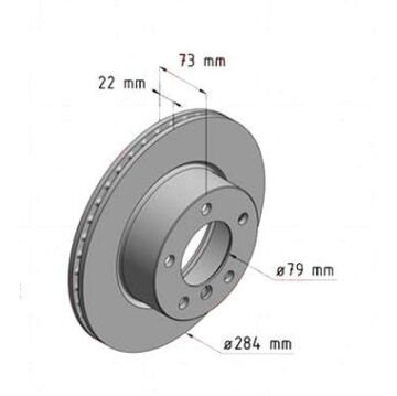 BMW 1 Serisi F20 118i Ön Fren Diski 1.5 Motor 136 Beygir 284 mm Çap 2015-2019 ZIMMERMANN