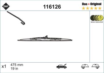 Honda CR-V Ön Silecek Seti Sol Sağ Takım 1996-2002 SWF