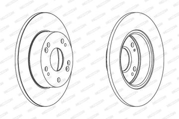 Range Rover 3 Ön Fren Diski 3.0 TD6 / 4.4 344 mm Çap 2002-2012 FERODO