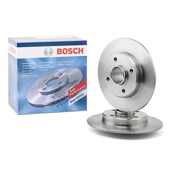 Citroen C3 Arka Fren Diski 1.4 VTi 95 Beygir 249 mm Çap / PORYASIZ - BOSCH