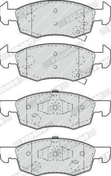 Opel Corsa E Ön Fren Balatası 12 70 Beygir 257mm Disk İçin 2015-2019 FERODO