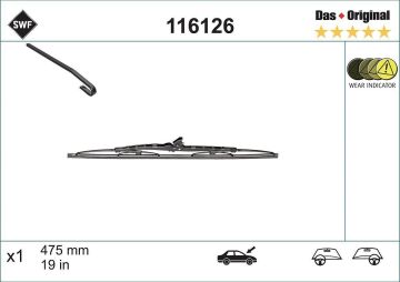 Opel Vectra B Ön Silecek Seti Sol Sağ Takım 1996-2002 SWF