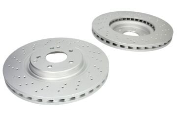 Mercedes C Serisi W203 Kasa C180 Kompressor Ön Fren Diski Delikli 330 mm Çap AMG Spor Paket İçin 2001-2006 DELPHI