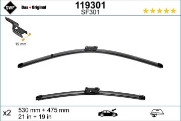 Seat Cordoba Ön Silecek Seti Sol Sağ Takım 2006-2009 SWF