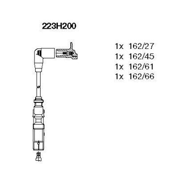 Skoda Octavia Buji Kablo Seti 1.6 101 Beygir AKL Motor 1996-2004 BREMI