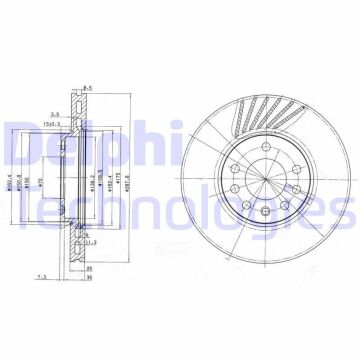 Opel Vectra B Ön Fren Diski 1.6i 75 Beygir 1999-2002 DELPHI