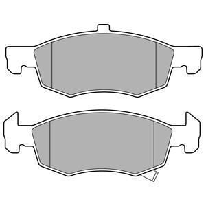 Opel Corsa E Ön Fren Balatası 1.0 115 Beygir 257mm Disk İçin 2015-2019 DELPHI