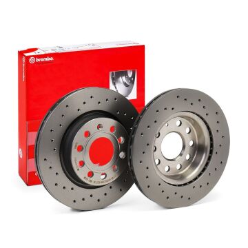 Volkswagen Golf 5 Performanslı Ön Fren Diski 1.9 TDI 105 Beygir 280 mm Çap Delikli 2004-2009 BREMBO XTRA
