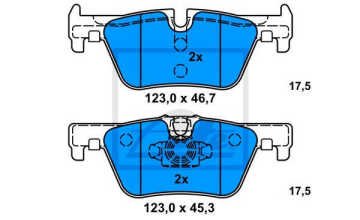 BMW 1 Serisi F20 116d Arka Fren Balatası 2012-2019 ATE ORIGINAL