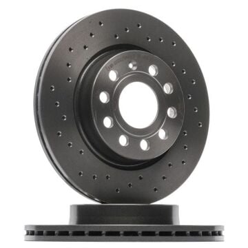 Volkwagen Jetta 3 Performanslı Ön Fren Diski 1.6 102 Beygir 280 mm Çap Delikli 2006-2011 BREMBO XTRA