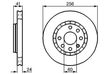 Opel Vectra B Ön Fren Diski 1.6 16V 100 Beygir 1996-1998 DELPHI