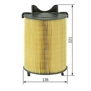 Audi A3 Hava Filtresi 1.6 102 Beygir 2004-2013 BOSCH