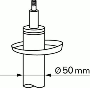Volkswagen Golf 5 Ön Amortisör Takımı Gazlı 50 mm Çap 2004-2009 BOGE