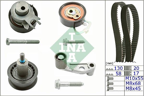 Volkswagen Polo 4 Triger Seti 1.4 Benzinli 101 Beygir 2002-2009 INA