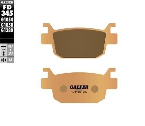 RKS Srv 250 Vs Arka Fren Balatası 2024 Sonrası GALFER SİNTER METAL SCOOTER