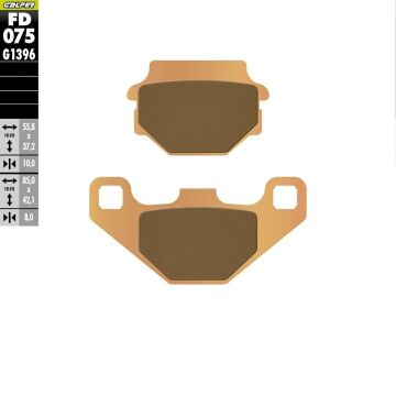 Suzuki GN 125 Ön Fren Balatası 1993 Sonrası GALFER SİNTER METAL OFF ROAD