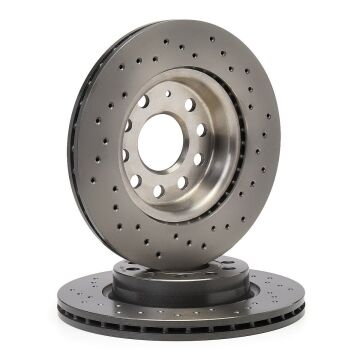 Volkswagen Golf 5 Performanslı Ön Fren Diski 1.6 FSI 115 Beygir 280 mm Çap Delikli 2004-2009 BREMBO XTRA