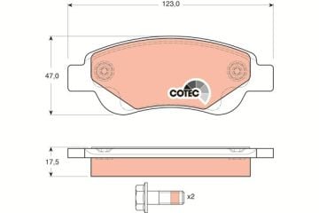 Citroen C1 Ön Fren Balatası 2006-2014 TRW