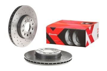 Audi A3 Performanslı Ön Fren Diski 1.6 TDI 105 Beygir 288 mm Çap Delikli 2013-2020 BREMBO XTRA