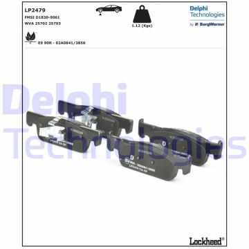 Renault Clio 4 Ön Fren Balatası 1.2 16V 75 Beygir 2012-2015 DELPHI