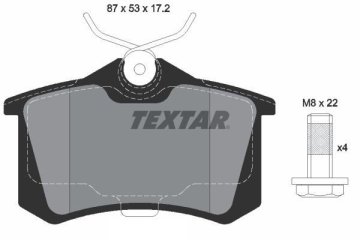 Skoda Octavia Ön Fren Balatası 1.8 T 1996-2004 TEXTAR