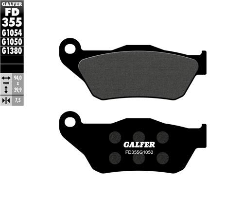 Yamaha X-Max 250 Ön Fren Balatası 2005-2009 GALFER YARI METAL SCOOTER