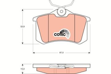 Renault Clio 3 Arka Disk Fren Balatası 2006-2012 TRW