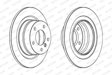 BMW 3 Serisi E90 318i Arka Fren Diski 143 Beygir 296 mm Çap 2008-2012 FERODO