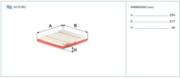 Audi Q2 Hava Filtresi 30 TFSI 115 Beygir 2016 Sonrası FILTRON